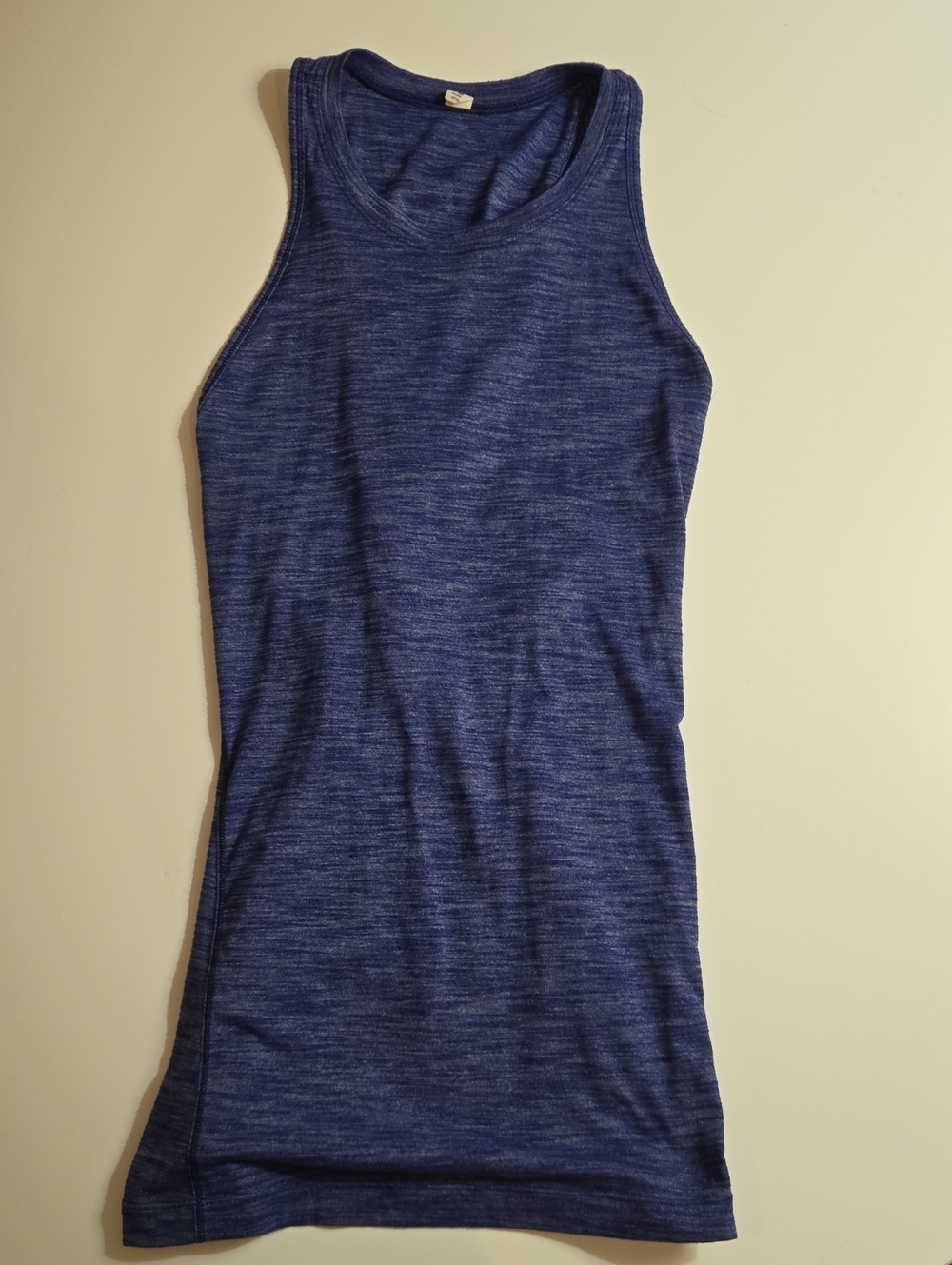 lululemon athletica Twistback Heather Blue Tank